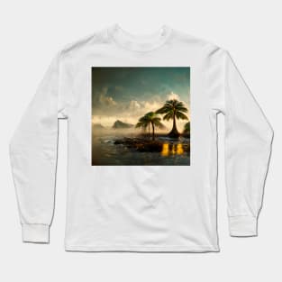 Tropical island #4 Long Sleeve T-Shirt